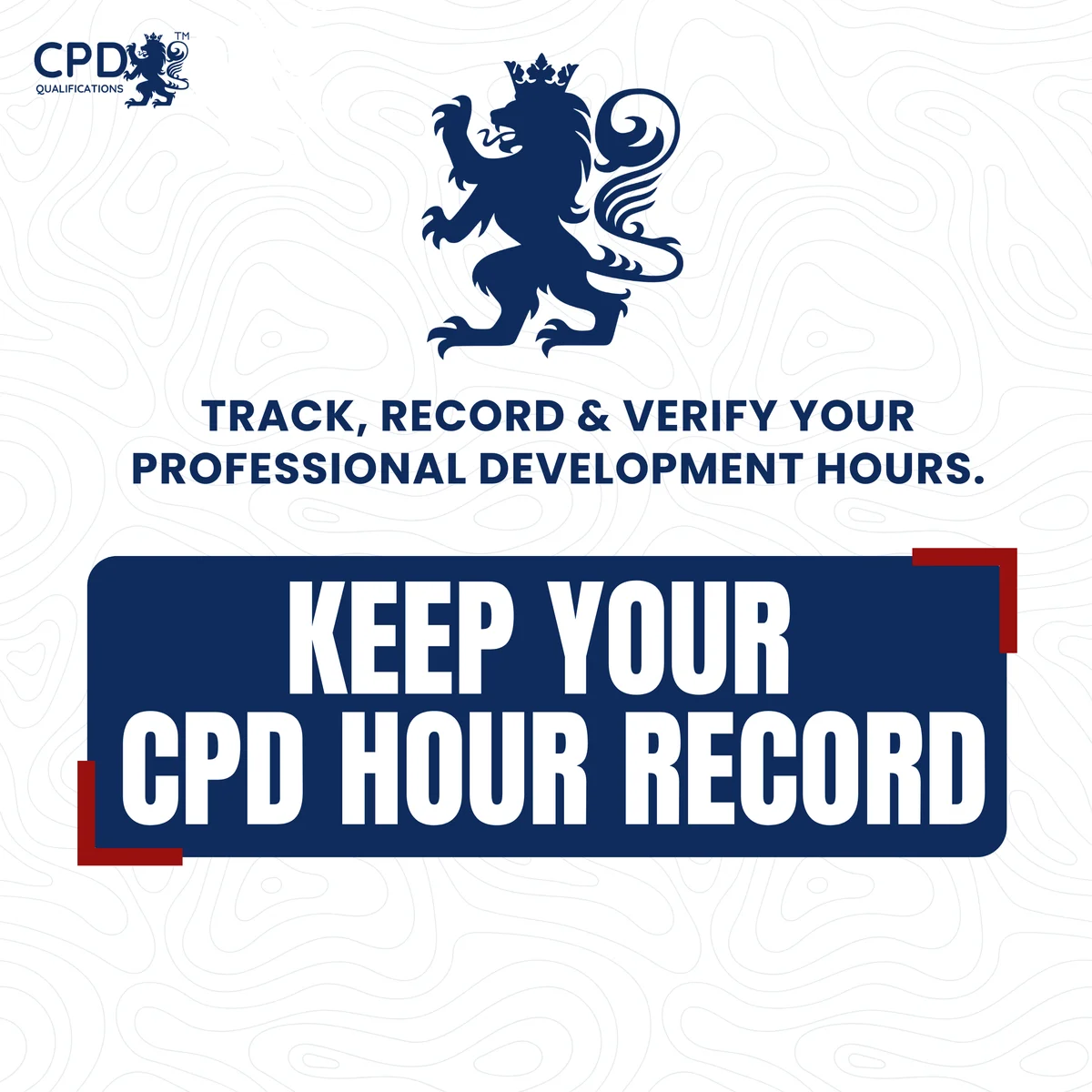 Keep your CPD hour record: track, record and verify your professional development hours